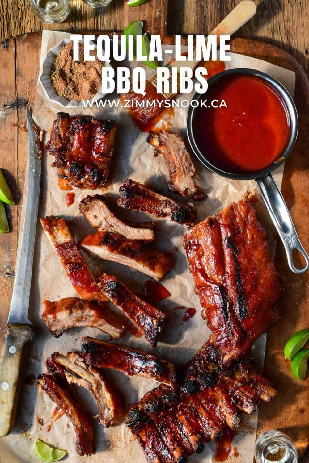 Smoked Chipotle Pork Ribs with Honey-Lime Glaze