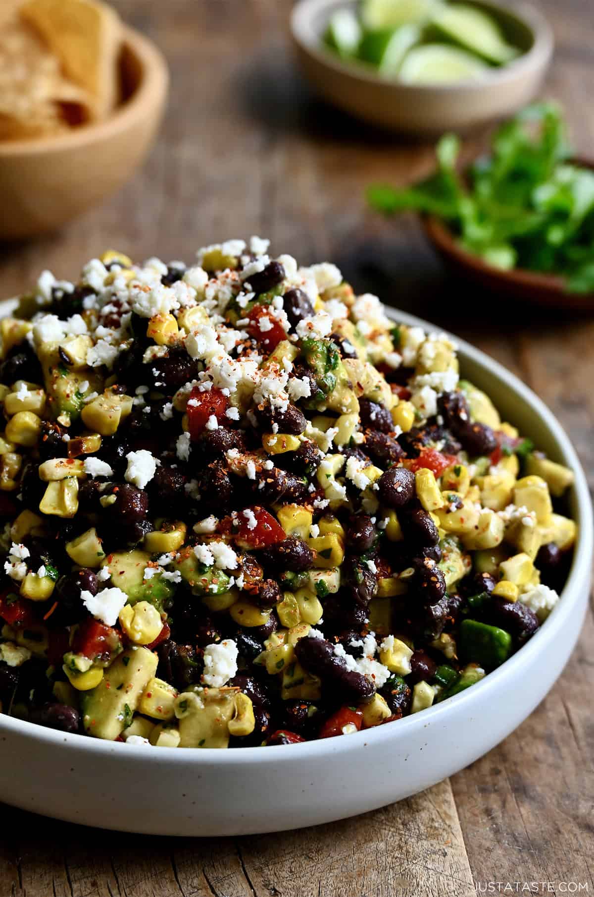 Corn and Black Bean Salad with Cilantro Lime Vinaigrette