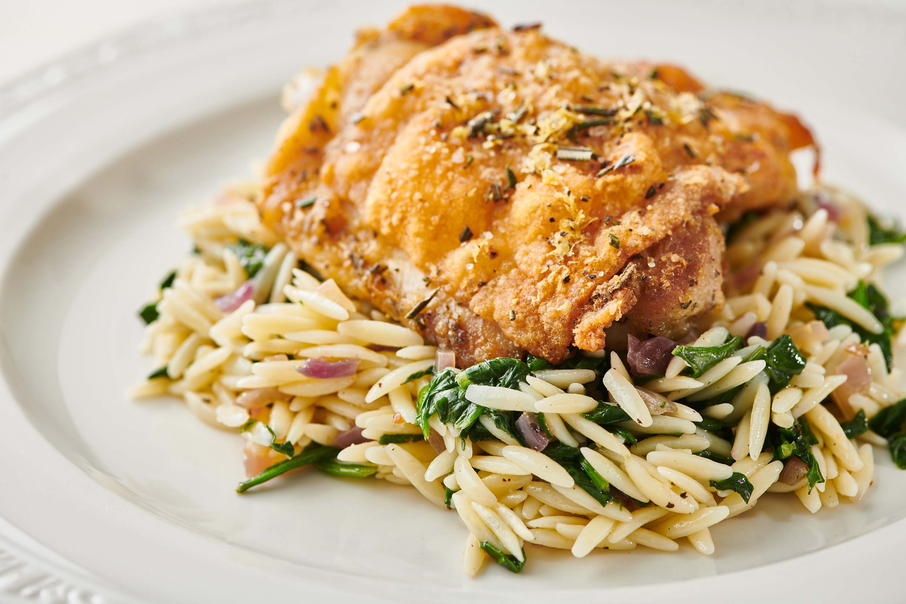 Rosemary-Bitter Lemon Chicken Thighs