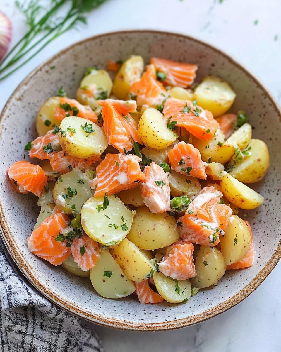 Scottish Smoked Salmon and Potato Salad