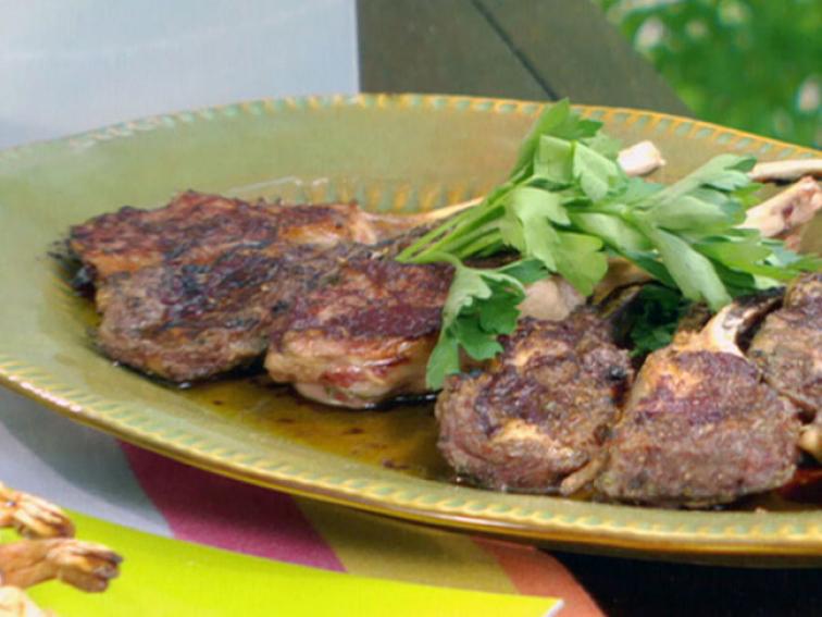 Macadamia-Crusted Lamb Chops with Wattleseed Aioli