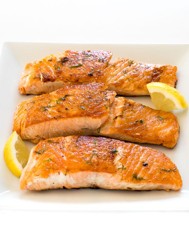 Pan-Fried Scottish Salmon with Lemon-Dill Butter