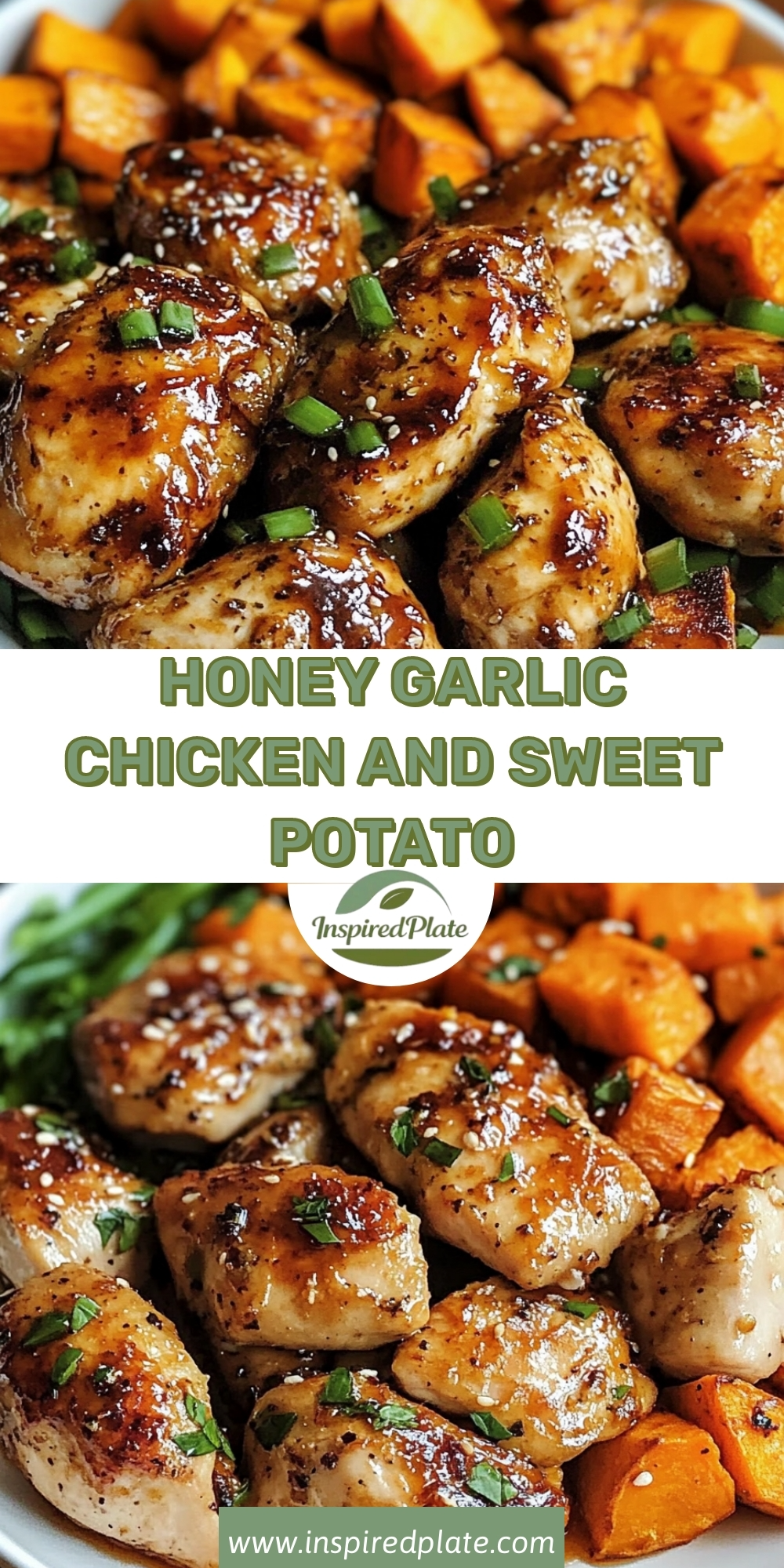 Sautéed Garlic Lime Chicken with Roasted Sweet Potatoes