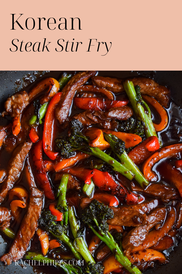 Spicy Korean-Style Beef Stir-Fry with Sesame Greens