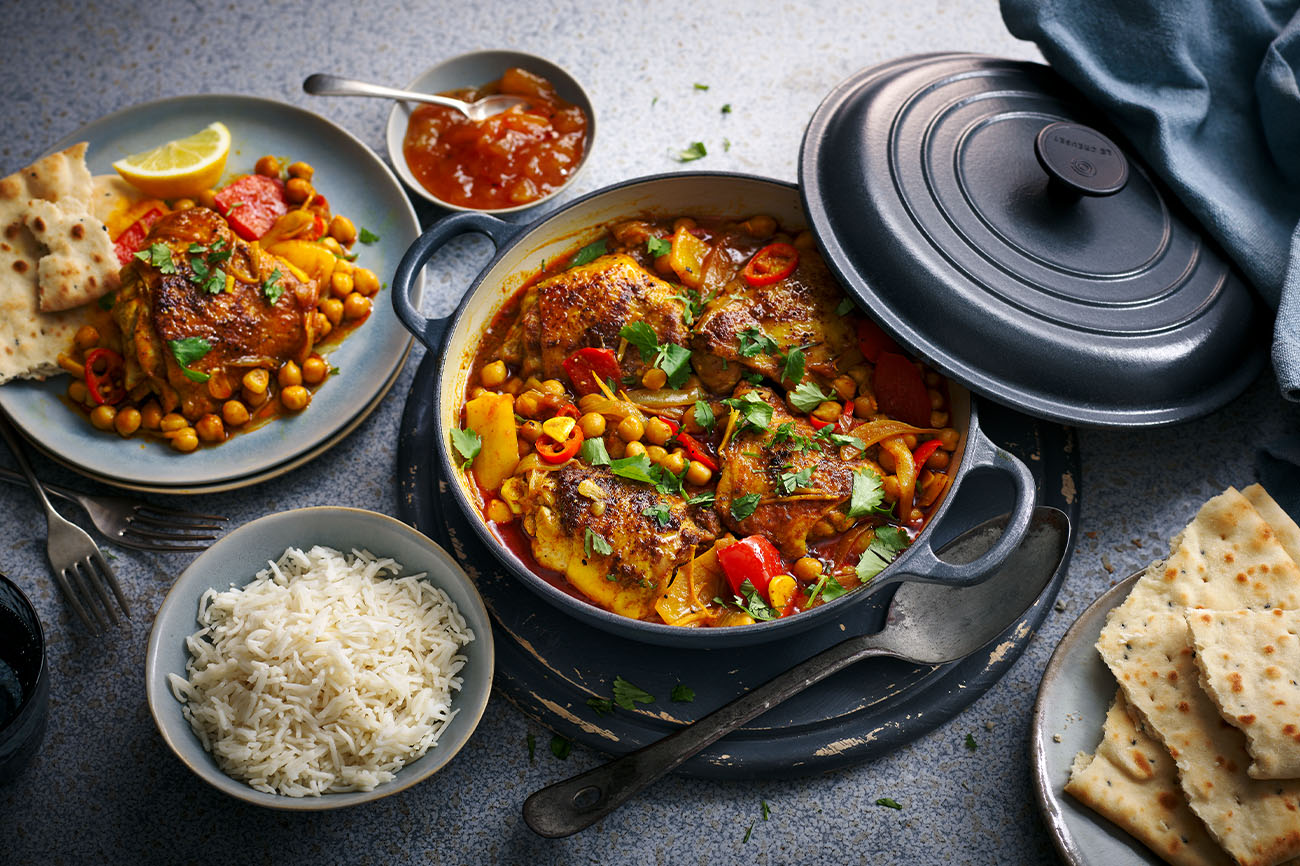 Spiced Chicken and Chickpea Curry