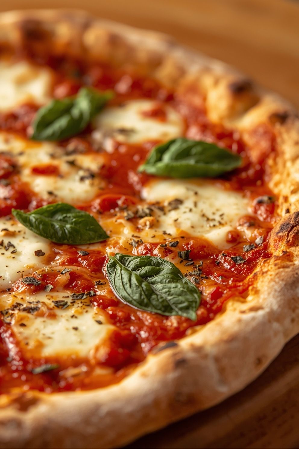 Classic Neapolitan Margherita Pizza with Fresh Basil