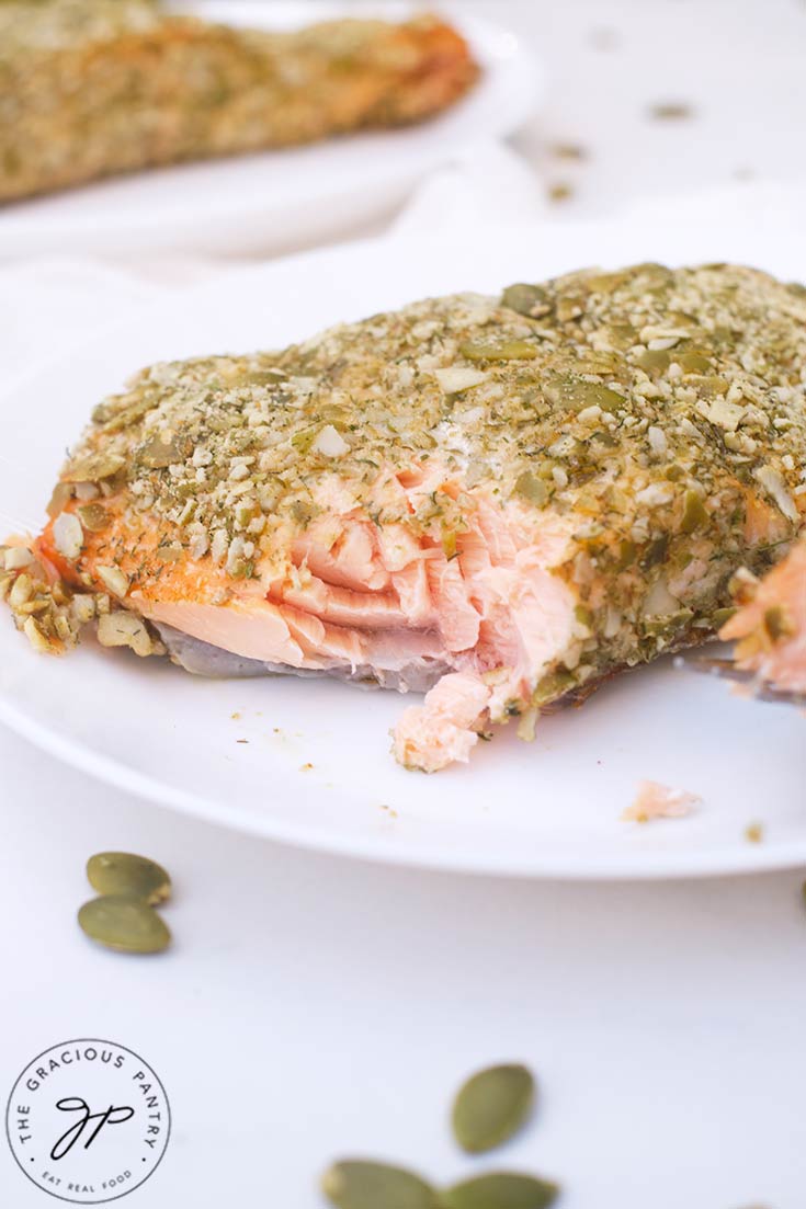 Skin-Soothing Salmon with Pumpkin Seed Crust