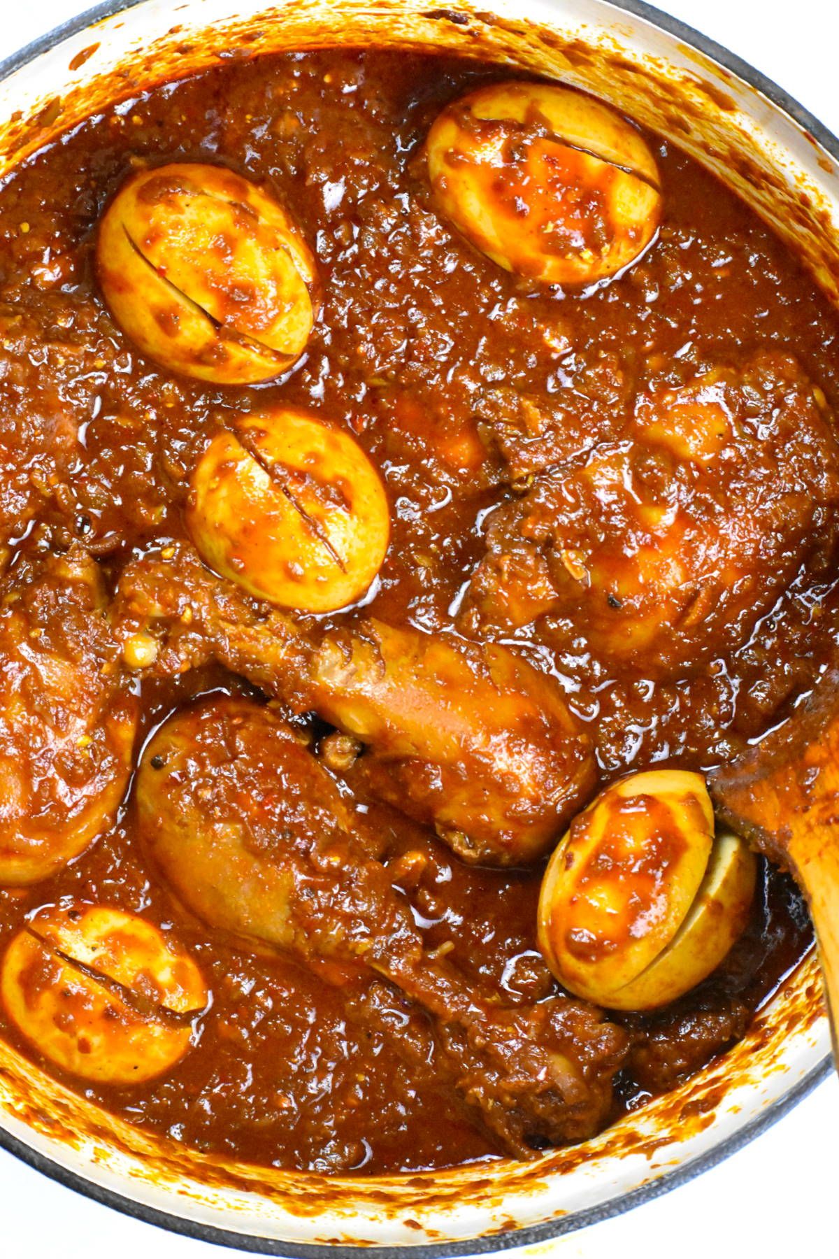 Slow-Simmered Berbere Spiced Doro Wat Chicken Stew