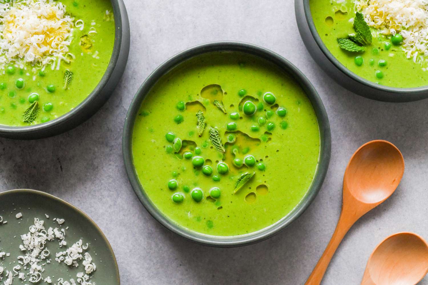Traditional British Pea and Mint Soup