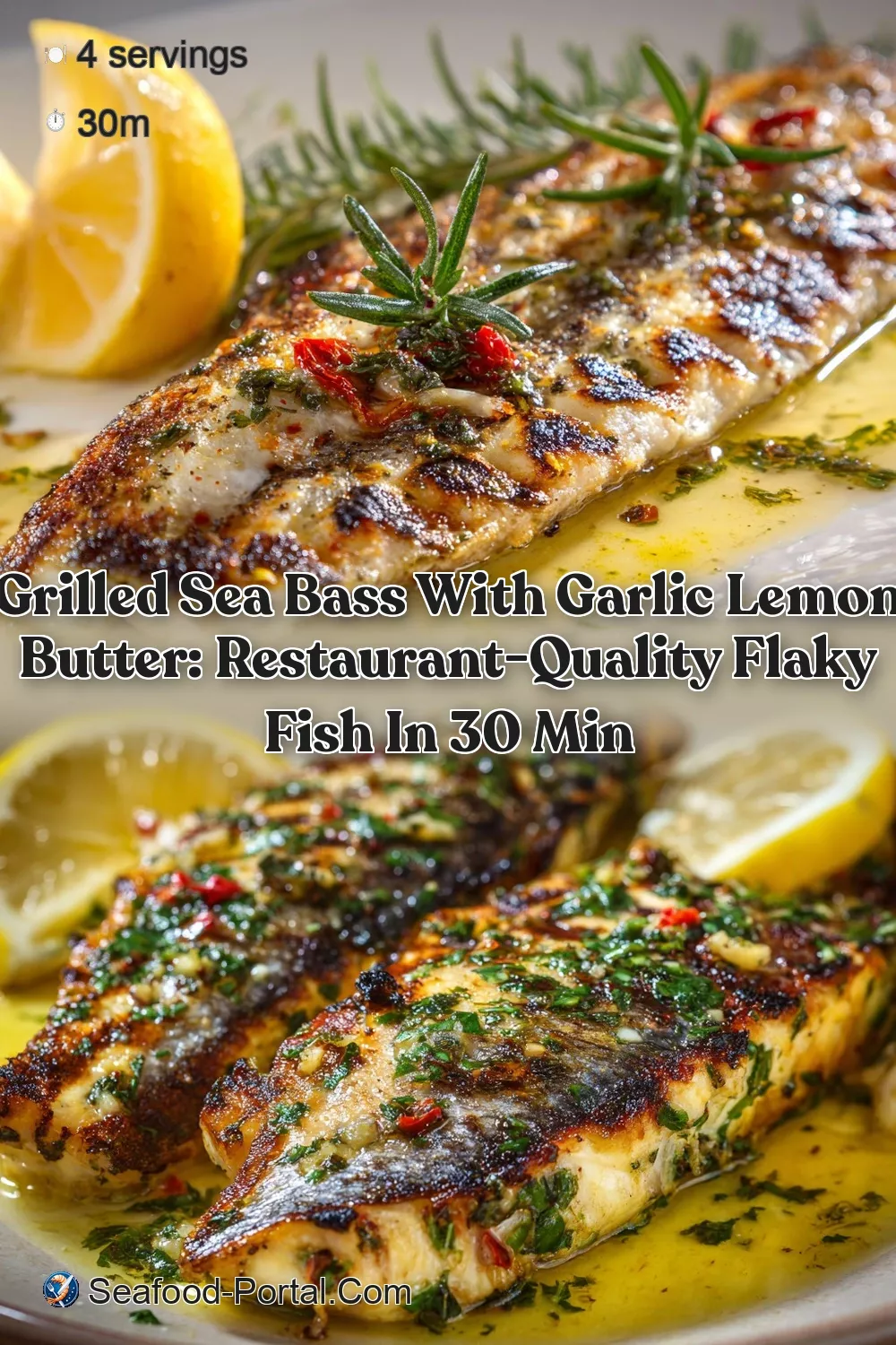 Grilled Mediterranean Sea Bass with Preserved Lemon and Olive Salsa