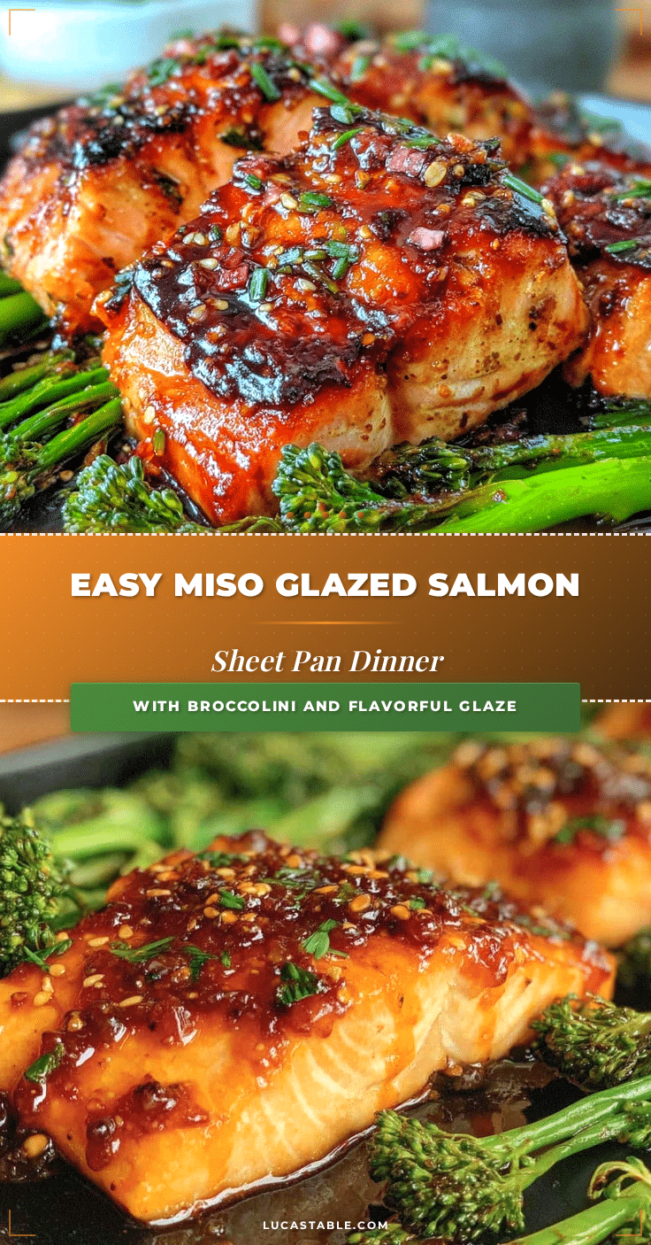 Miso-Glazed Salmon with Ginger-Sesame Broccoli