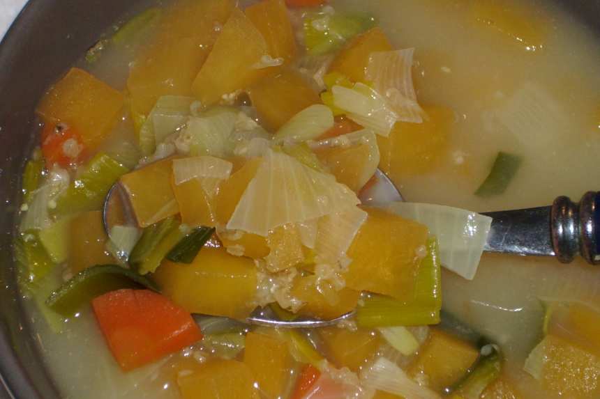Scottish Oatmeal and Leek Soup