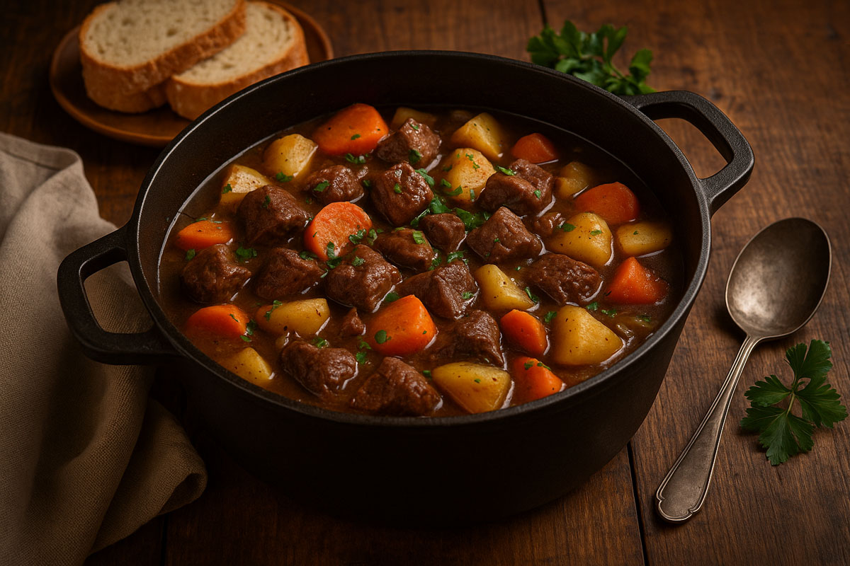 Mountain Man’s Hearty Venison Stew with Root Vegetables
