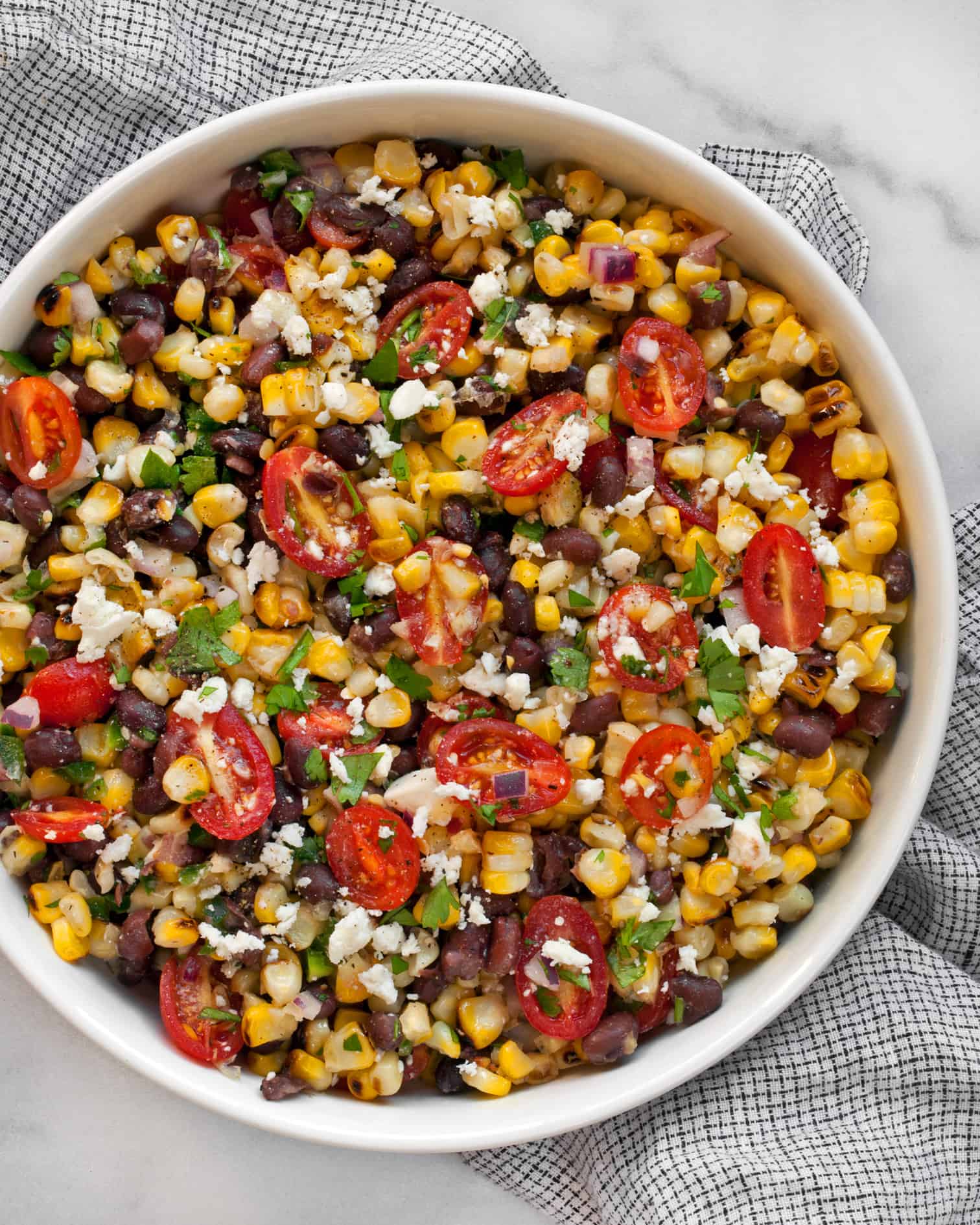 Grilled Corn and Black Bean Salad