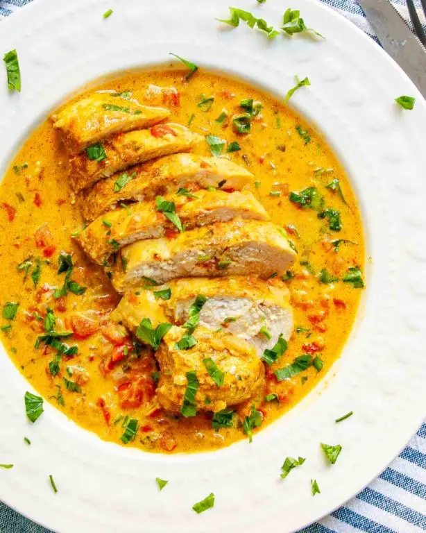 Coconut Milk Brazilian Chicken Stew with Peppers