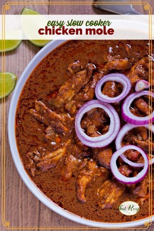 Slow-Cooked Chicken Mole with Toasted Sesame and Chili