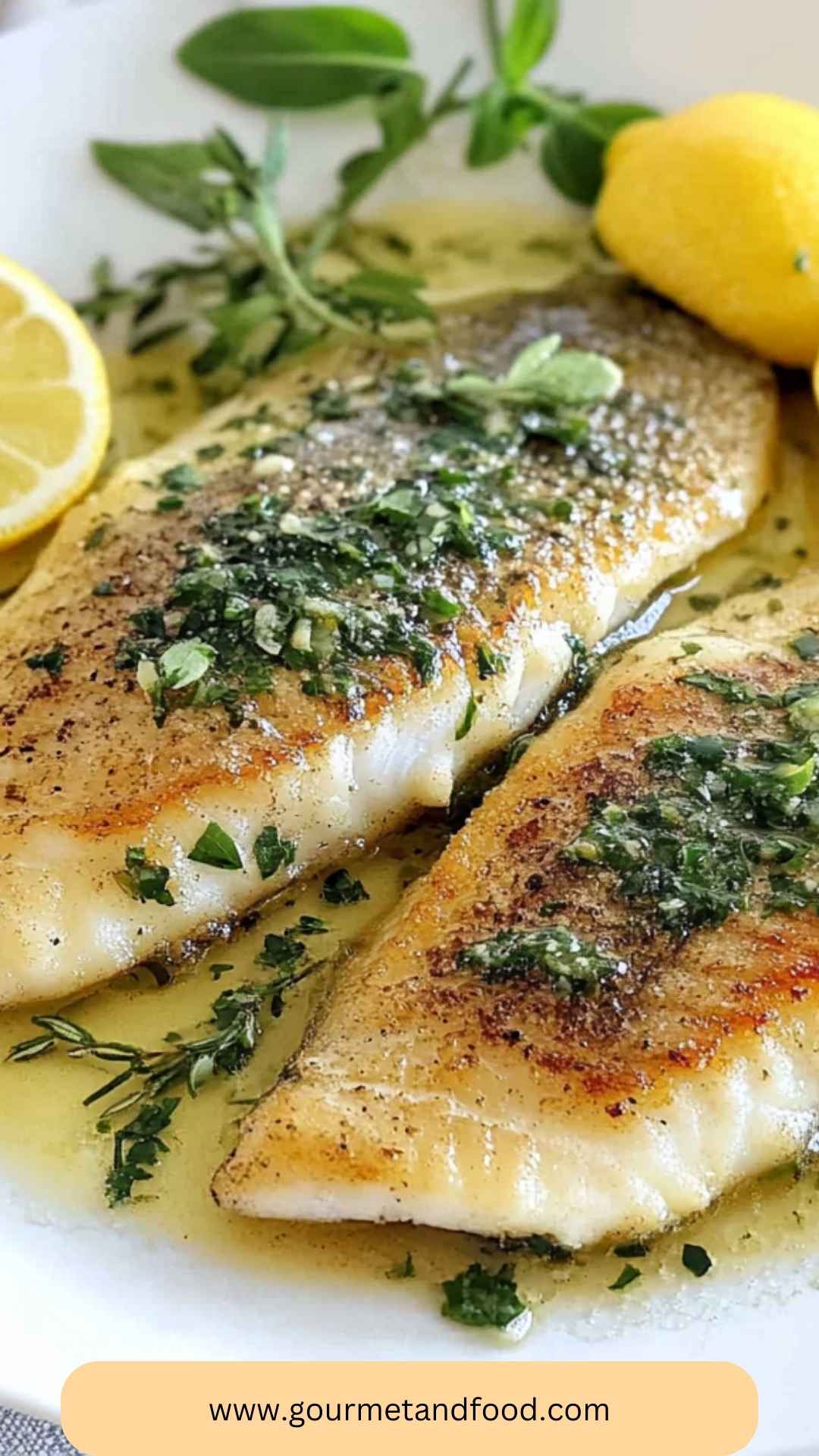 Pan-Seared Sea Bass with Lemon Butter and Parsley