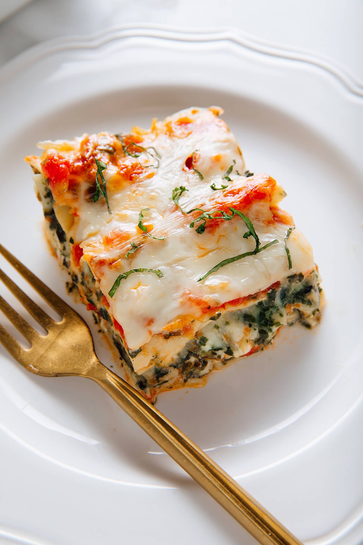 Vegetable Lasagna with Spinach and Ricotta