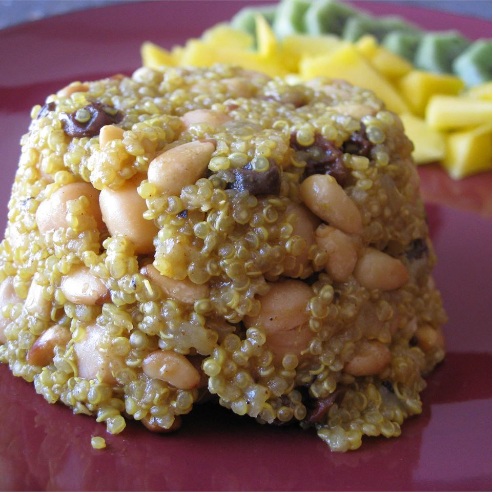 Spiced Coconut Quinoa with Tamarind Glaze