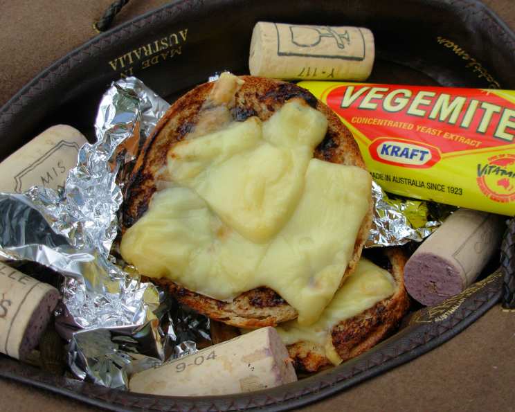 Vegemite and Cheese Toastie with Tomato Relish