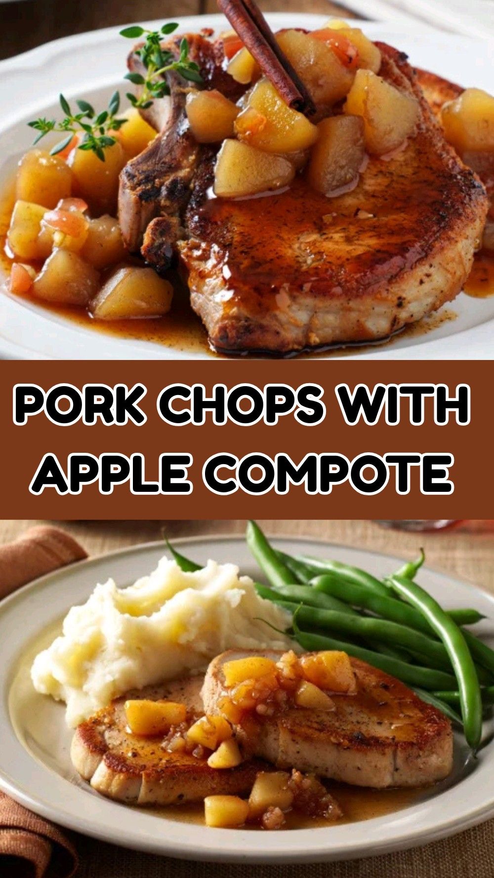 Pan-Seared Pork Chops with Regional Apple-Onion Compote