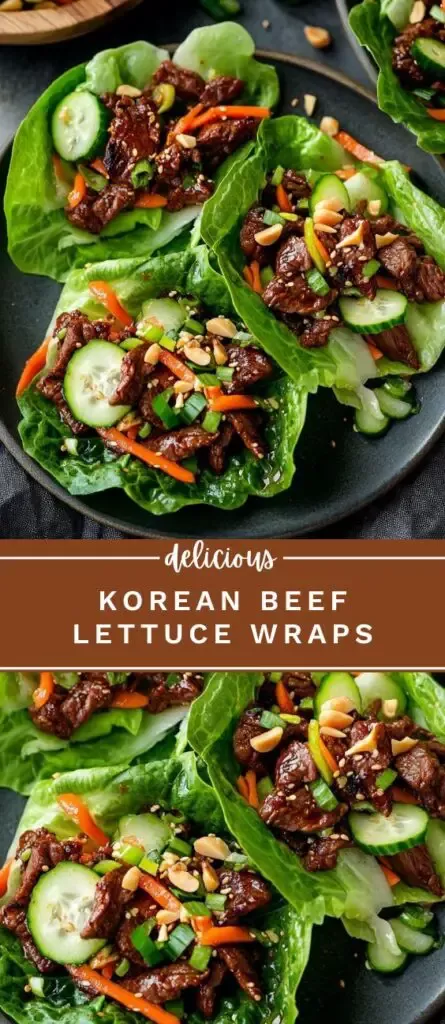 Crispy Korean Bulgogi Beef Lettuce Wraps