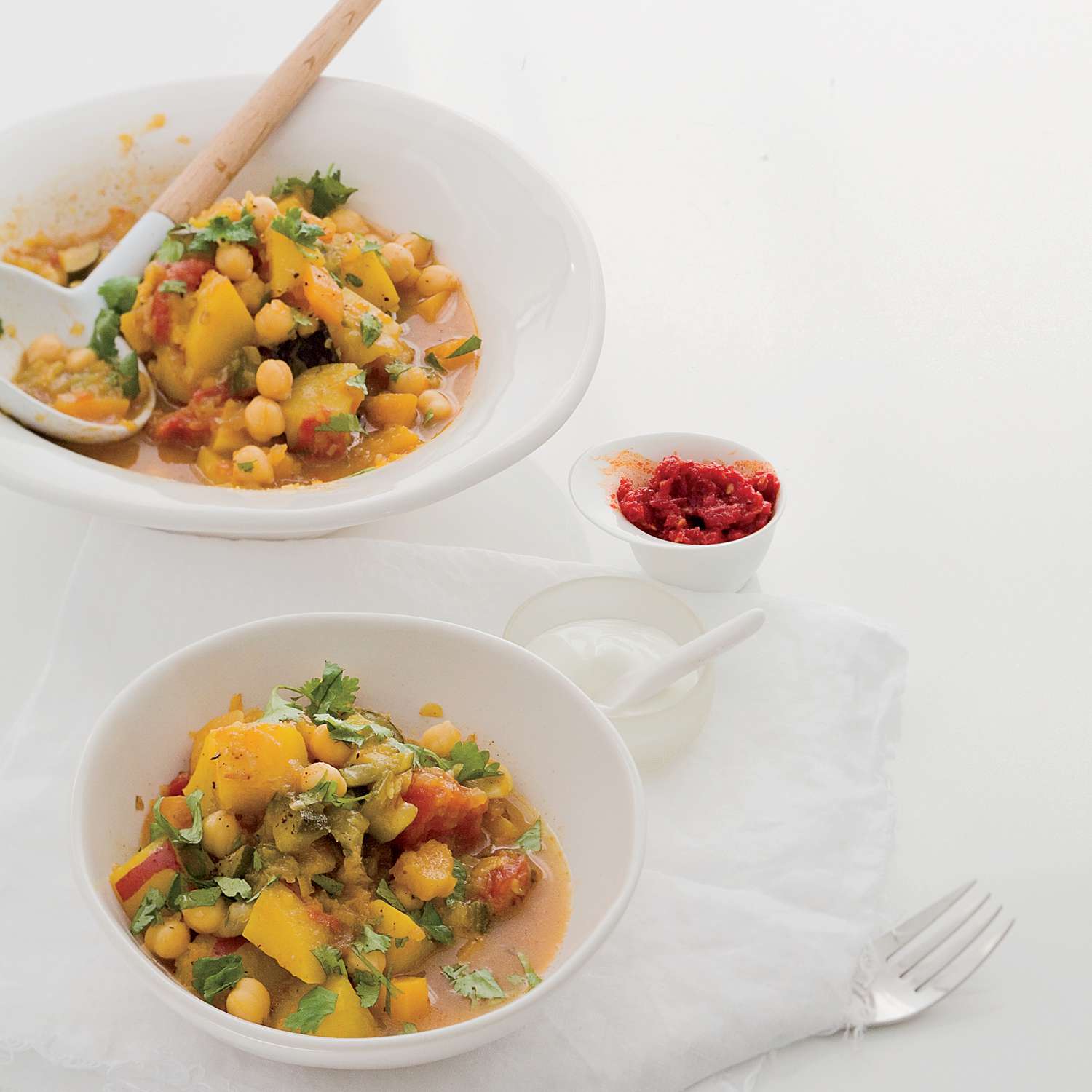Spiced Chickpea and Date Tagine with Saffron Rice