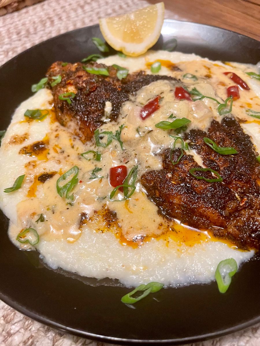 Pan-Seared Catfish with Cajun Butter Sauce