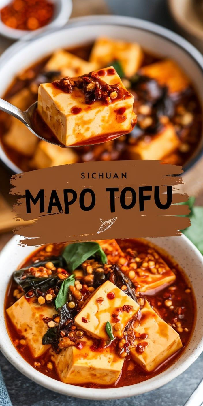 Sichuan-Inspired Spicy Mapo Tofu Stir Fry
