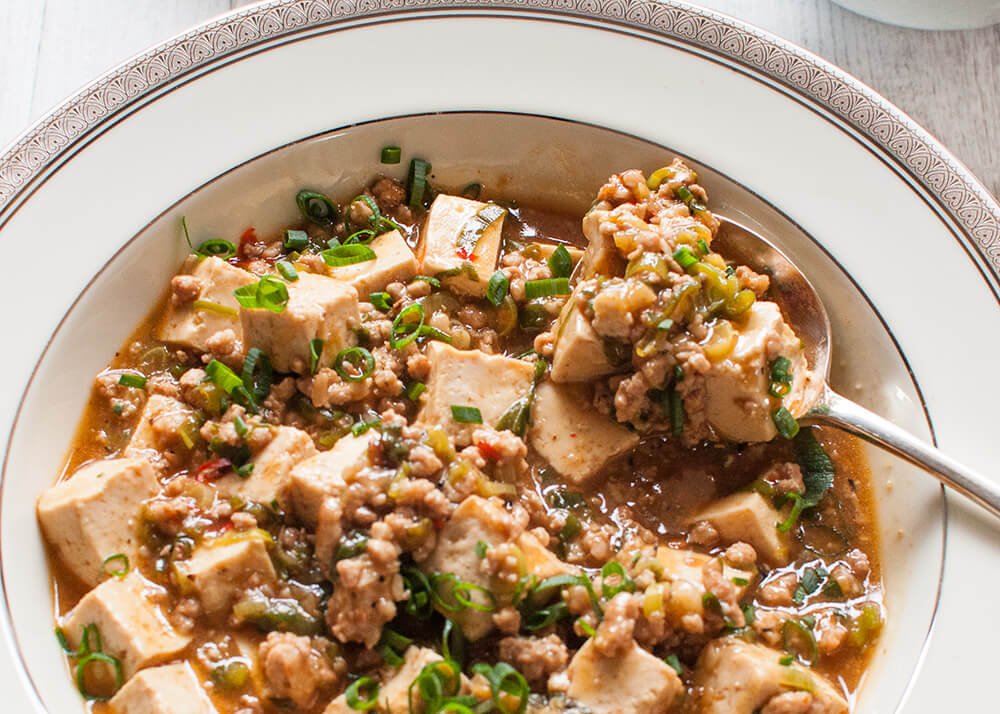 Sichuan-Inspired Spicy Mapo Tofu Stir Fry