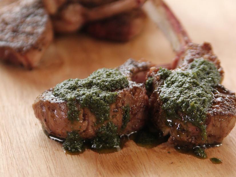 Pan-Fried Lamb Chops with Mint and Wattleseed Spice