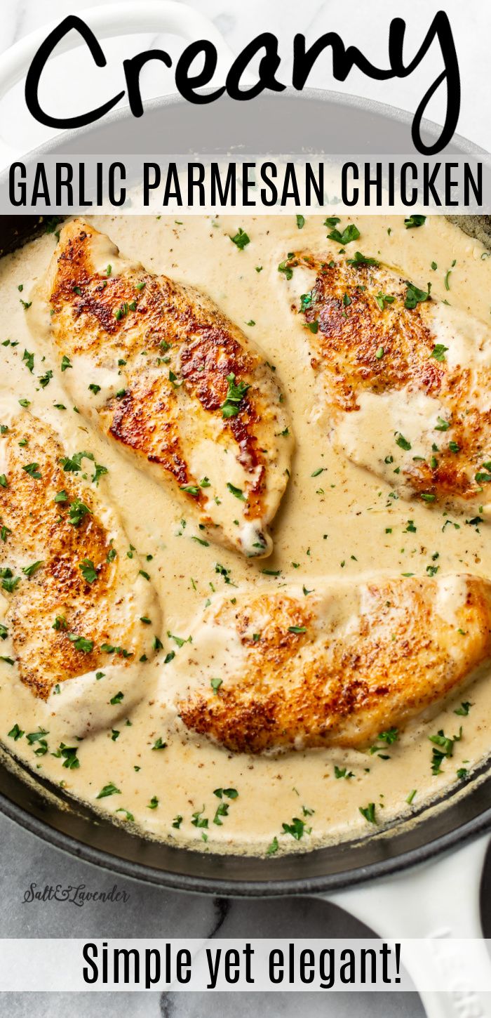 Pan-Seared Chicken Thighs with Garlic Parmesan Sauce