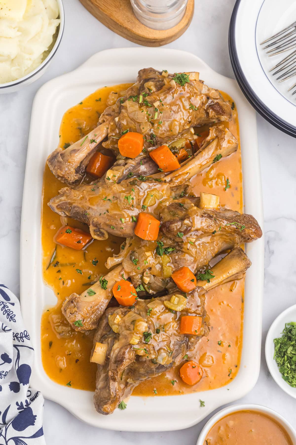 Slow-Cooked Lamb Shanks with Rosemary and Wattleseed