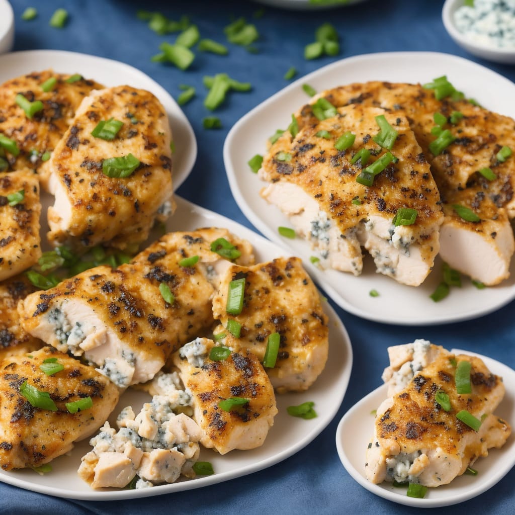 Pan-Seared Chicken with Buffalo Blue Cheese Sauce