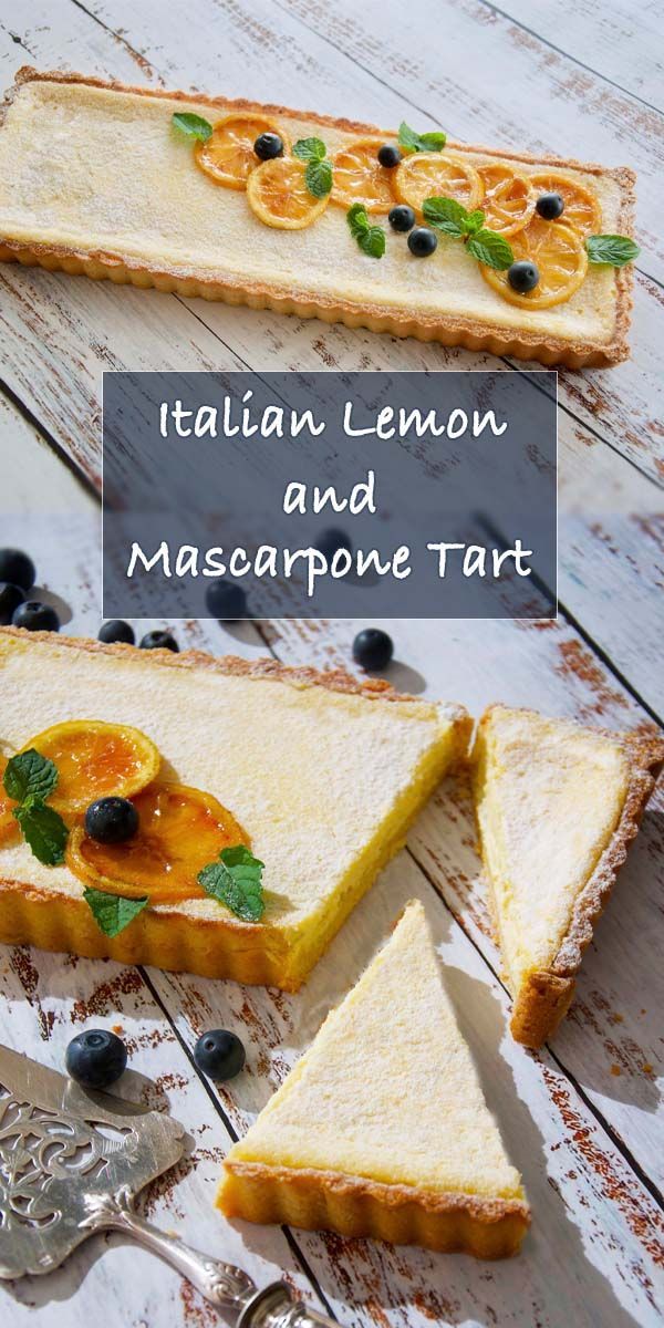 No-Bake Lemon Mascarpone Tart with Almond Crust