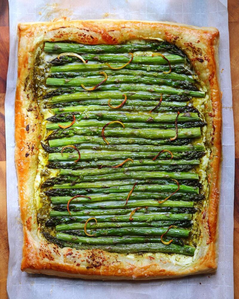 Asparagus & Spinach Spring Tart