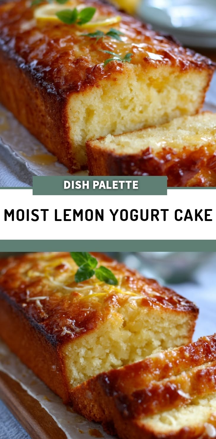 Simple Lemon Yogurt Cake with Honey Glaze