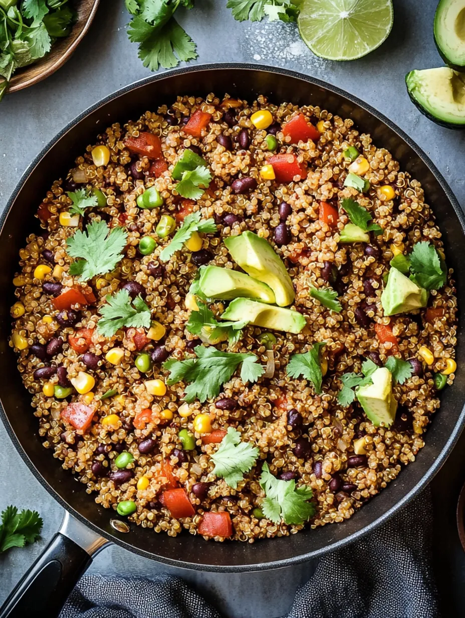 One-Pot Mexican Quinoa with Black Beans and Corn