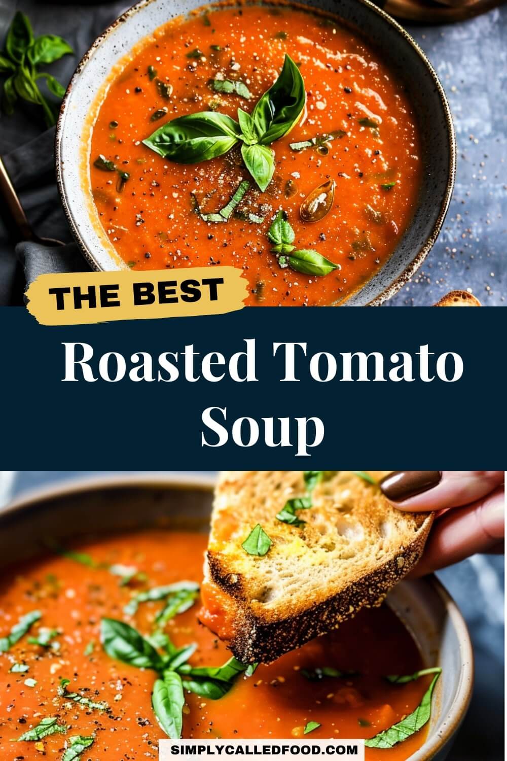 Roasted Garden Tomato & Rosemary Soup
