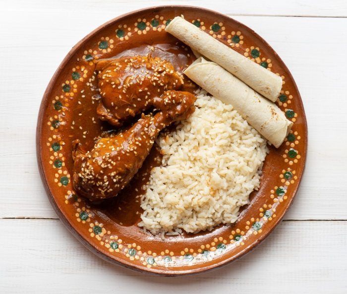 Slow-Simmered Chicken Mole with Toasted Sesame Seeds