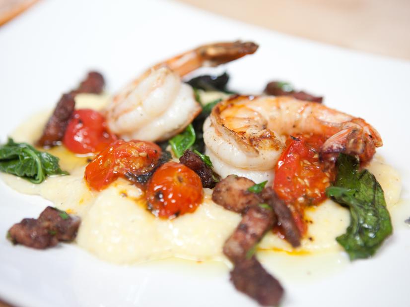 Seared Gulf Shrimp with Saffron and Tomato Confit