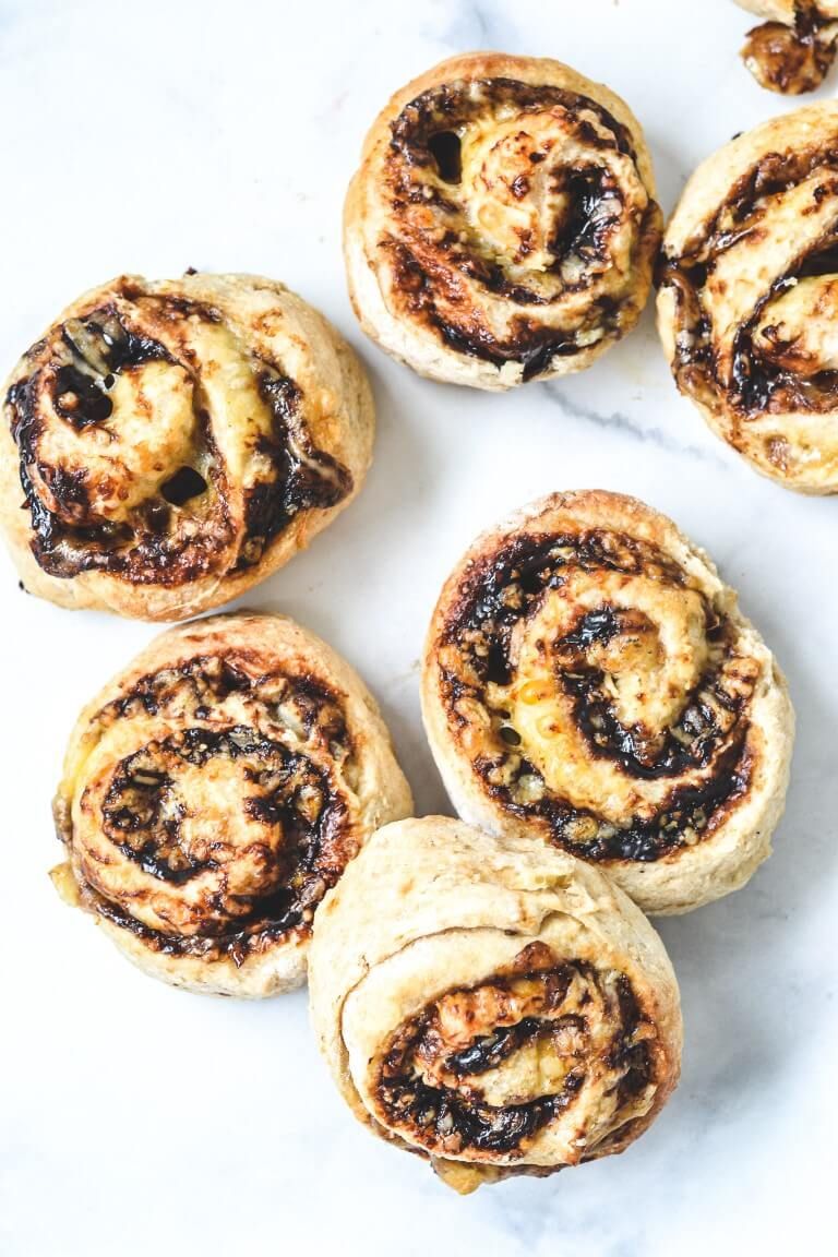 Vegemite and Cheddar Swirl Scrolls