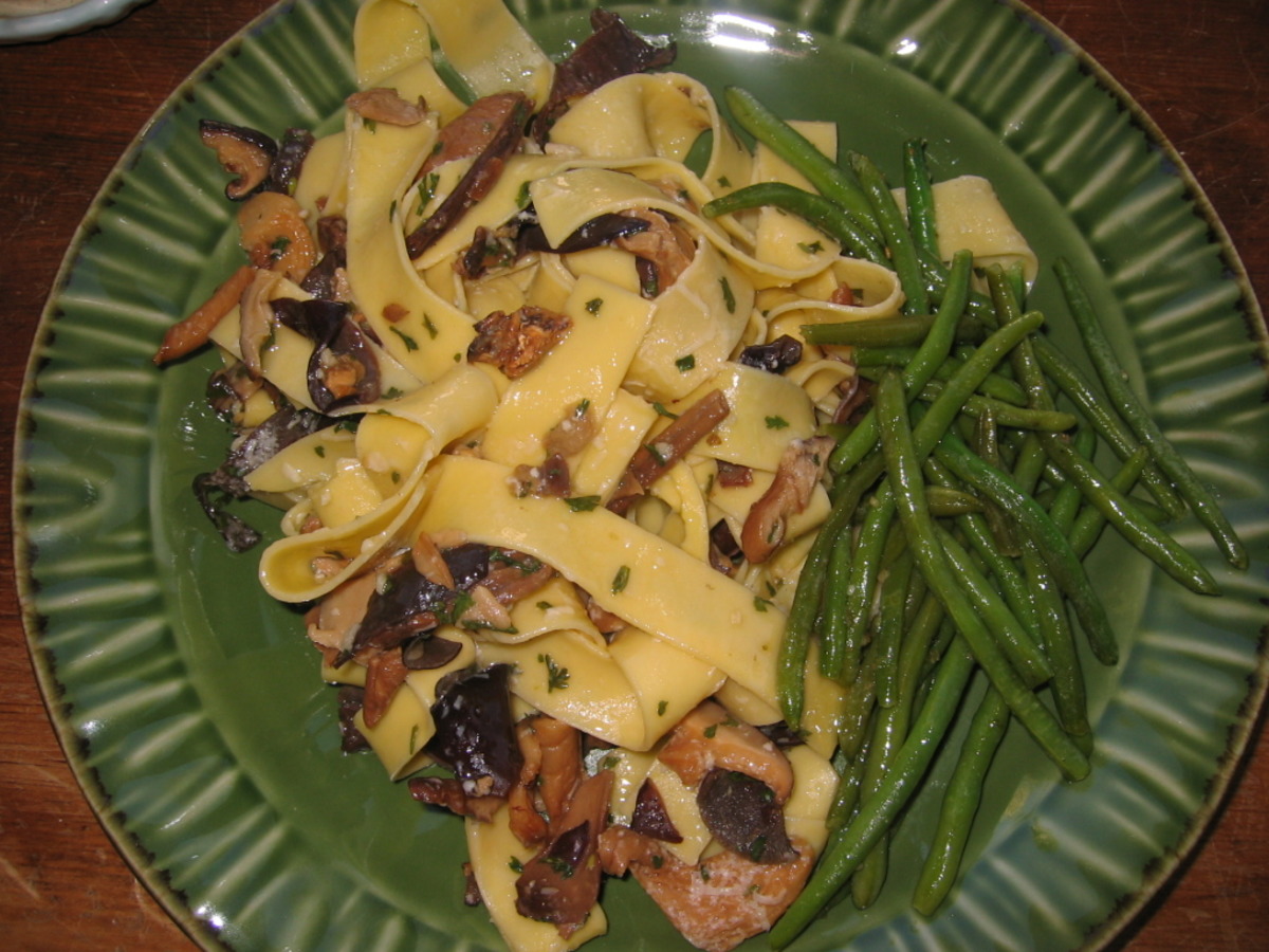 Hand-Kneaded Pappardelle with Wild Mushroom Ragù