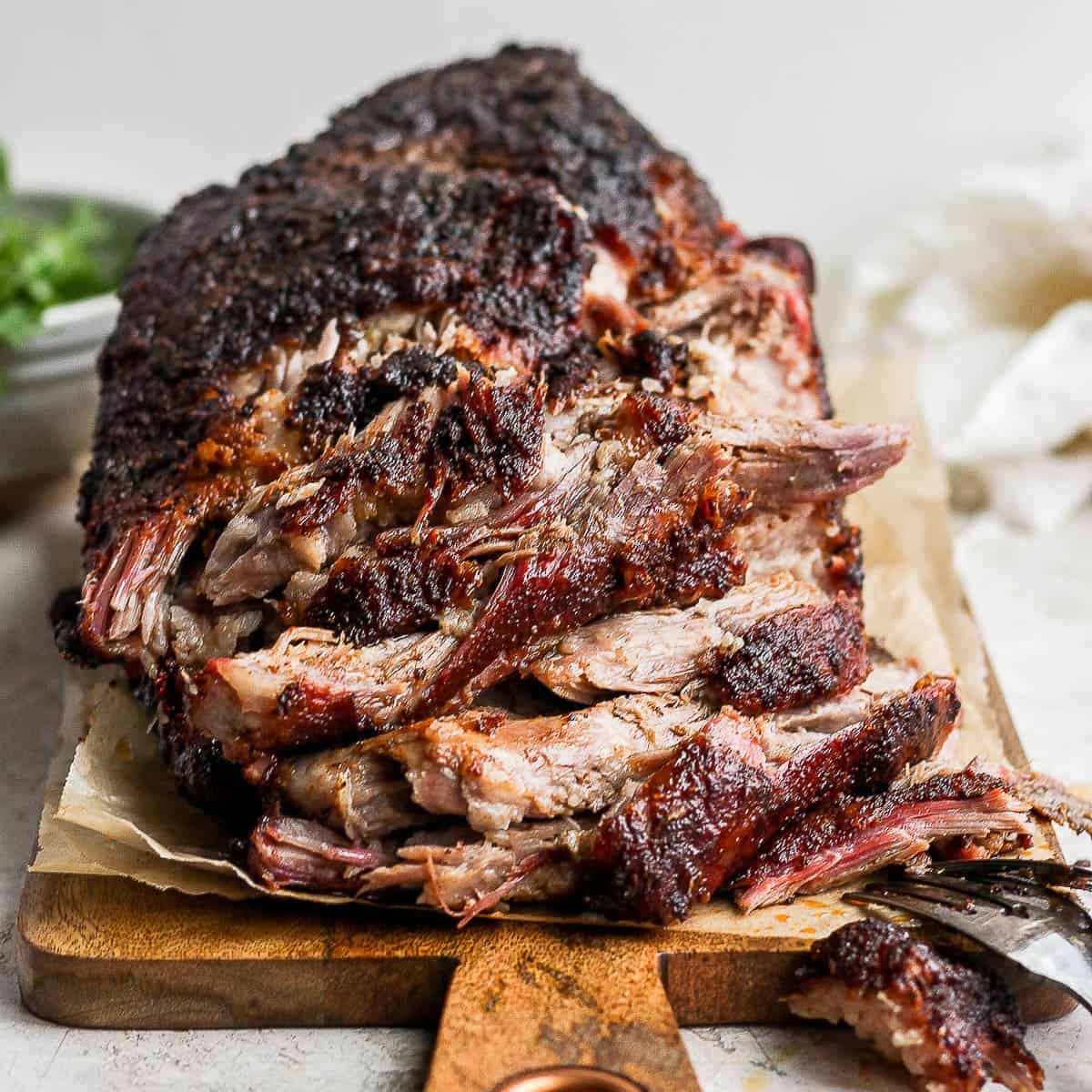 Authentic Southern Smoked Pork Shoulder with Peach Glaze