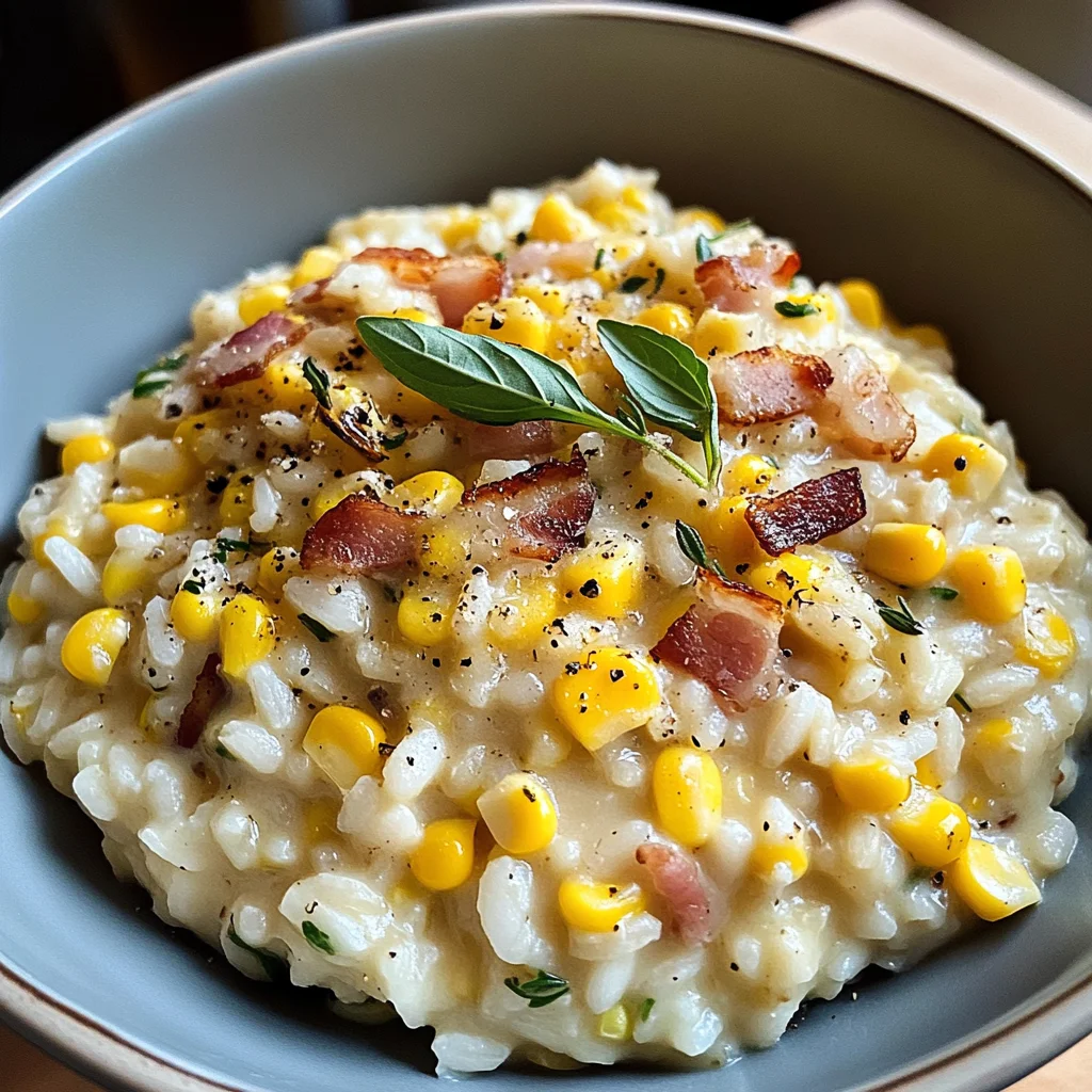 Martinsville-Inspired Sweet Corn and Herb Risotto
