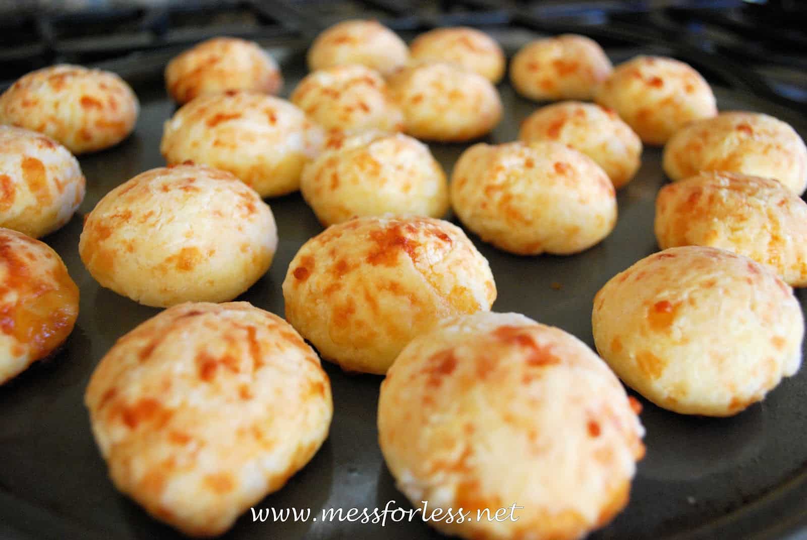Oven-Baked Pão de Queijo with Parmesan and Tapioca Flour