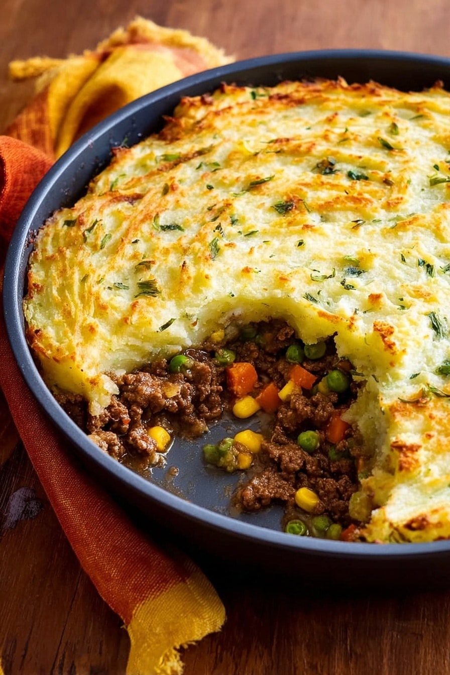 Layered Shepherd's Pie with Mashed Potato Crust