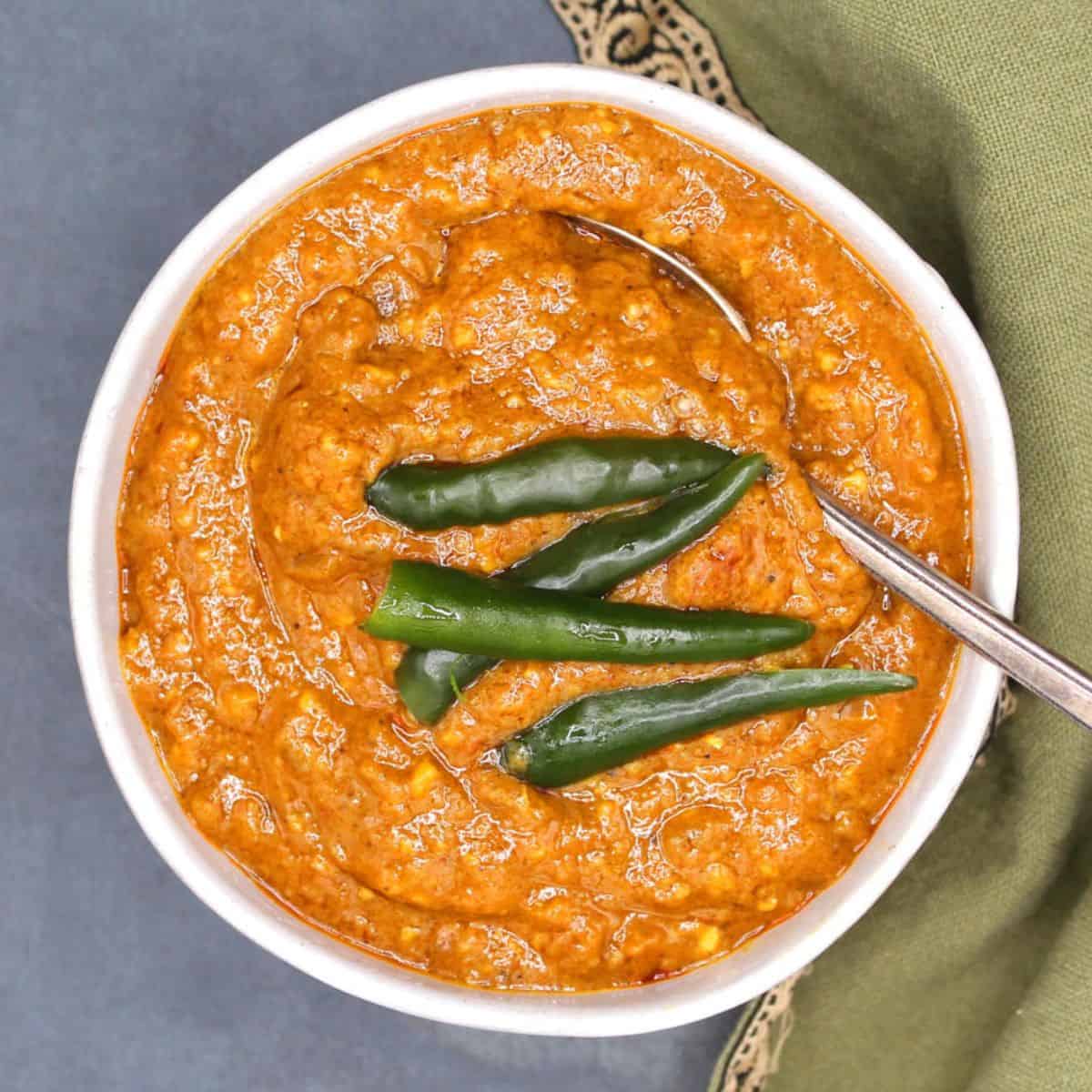Slow-Cooked Shiro Wat with Berbere and Chickpea Flour