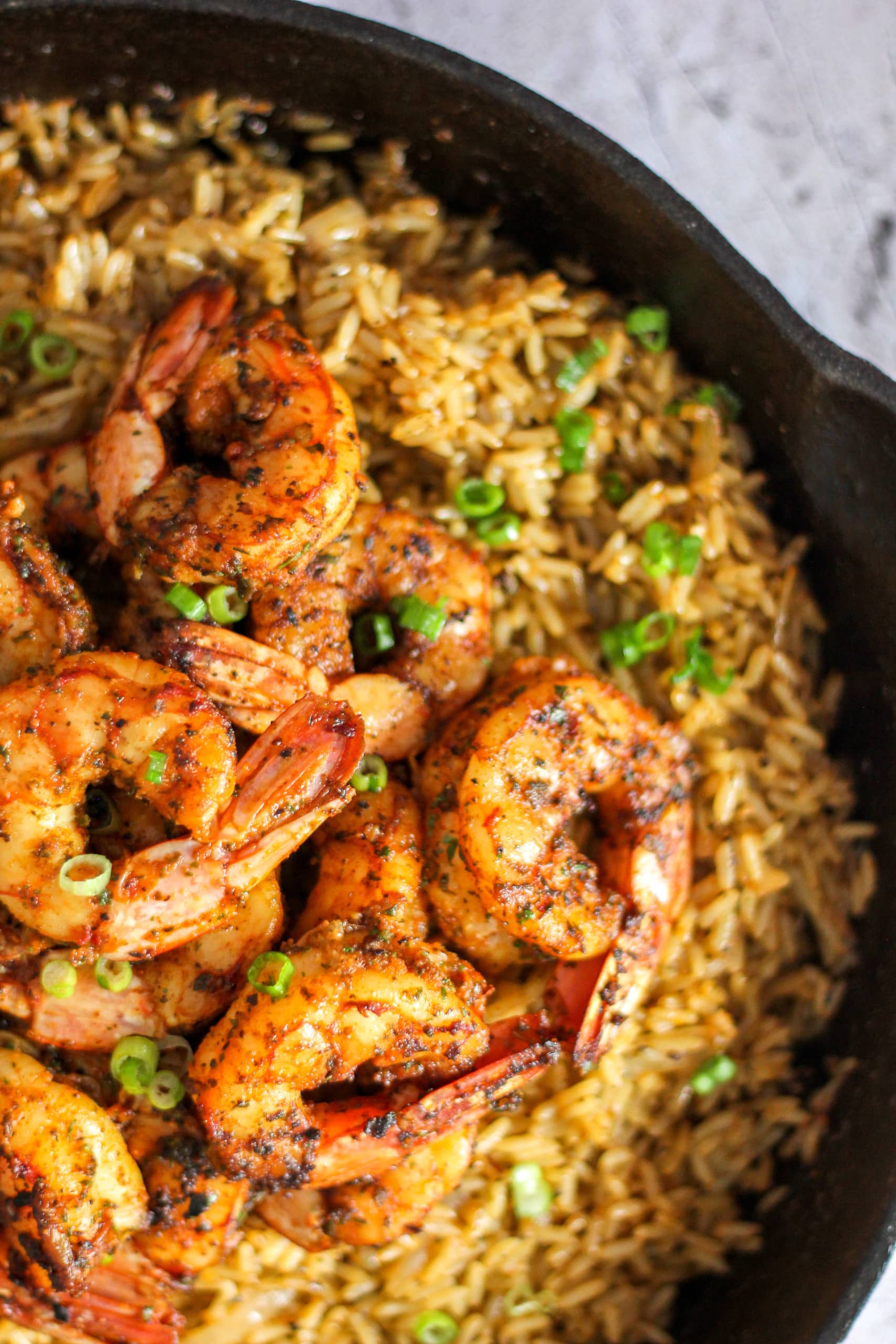 One-Pan Cajun Shrimp and Rice Skillet