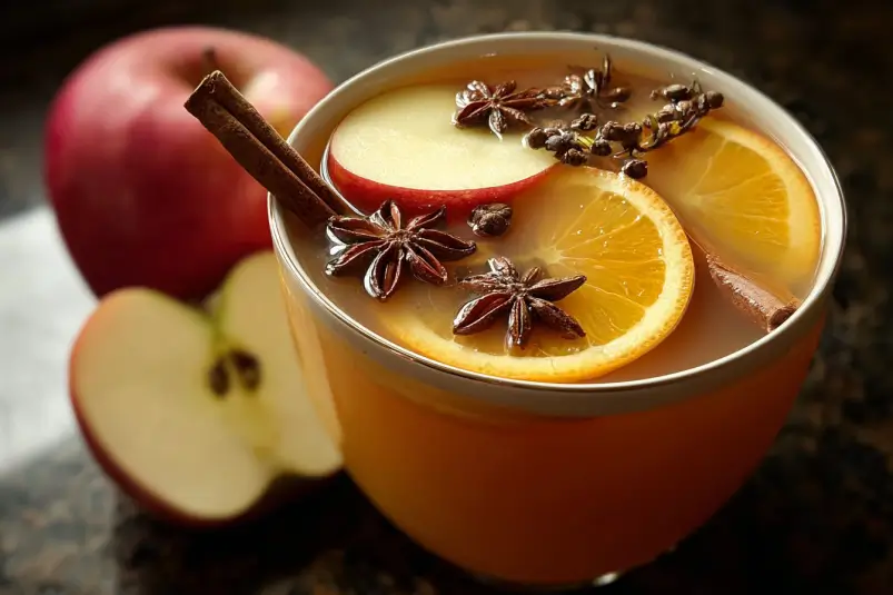 Winter Ski Lodge Spiced Apple Cider Punch